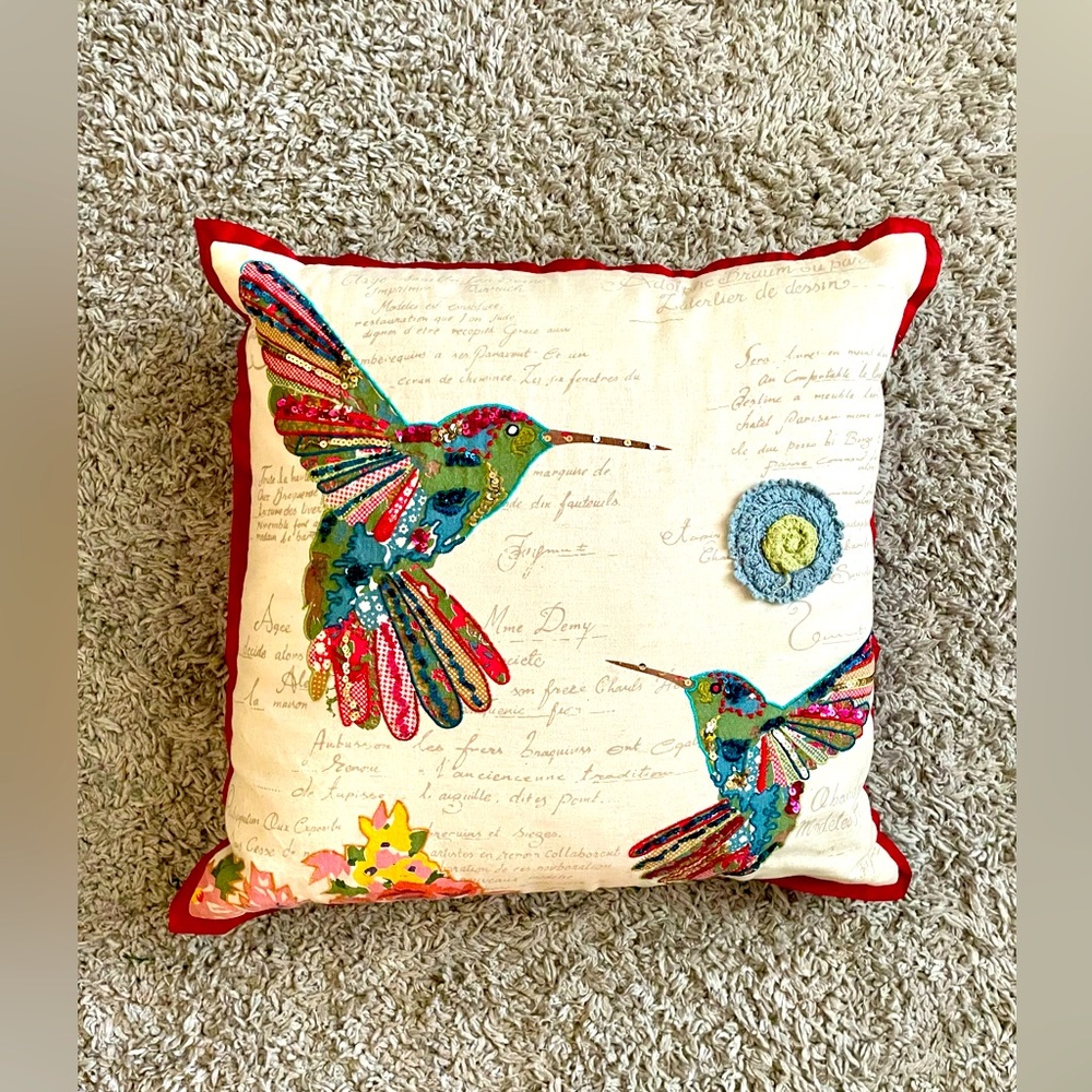 Vintage decor pillow
